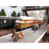Mistral Locomotive Diesel CC 80001 - Desquenne & Giral - Orange/Blanc Toit Blanc - DCC/Son "Belphégor"
